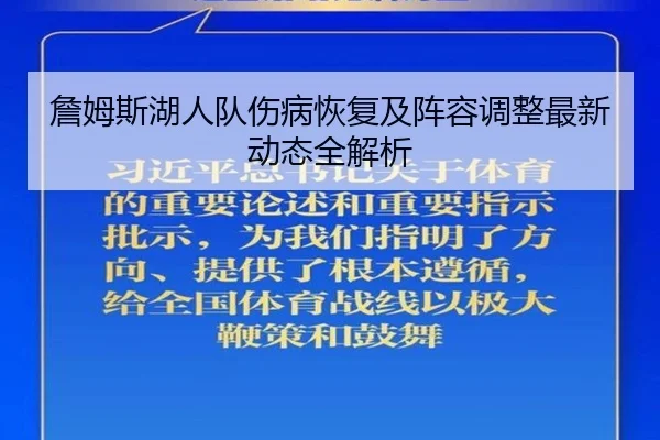 詹姆斯湖人队伤病恢复及阵容调整最新动态全解析